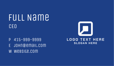 Tech Software Letter O Business Card Image Preview