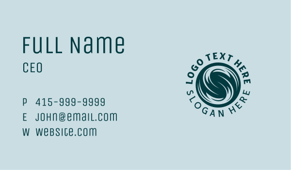 Generic Waves Letter S Business Card Design Image Preview