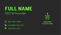 Plant Weed Cannabis Business Card Image Preview