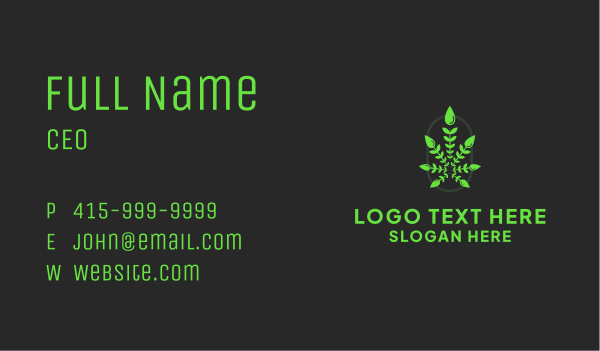 Plant Weed Cannabis Business Card Design Image Preview