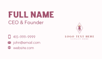 Fashion Sewing Mannequin Business Card Design