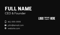 Poster Title Wordmark Business Card Image Preview