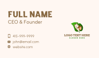 Squirrel Nut Leaf Business Card Image Preview