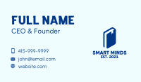 Blue Book Silhouette Business Card Image Preview