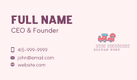 Girl Train Toy Store Business Card Image Preview