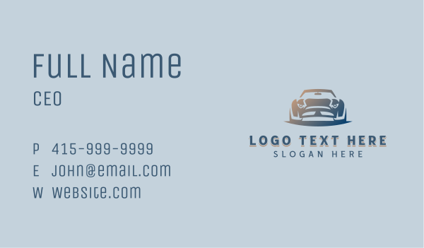 Vehicle Car Rideshare Business Card Design Image Preview