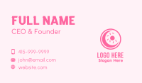 Pink Donut Moon Business Card Image Preview