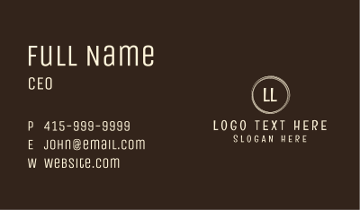 Scribble Grunge Informal Wordmark Business Card Image Preview