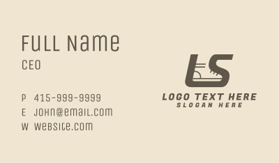 Shoe Letter L & S Business Card Image Preview