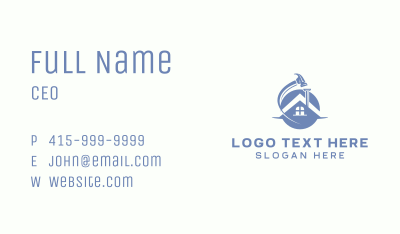 Hammer Roofing Construction Business Card Image Preview