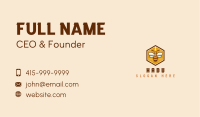 Bee Hive Honey Business Card Design