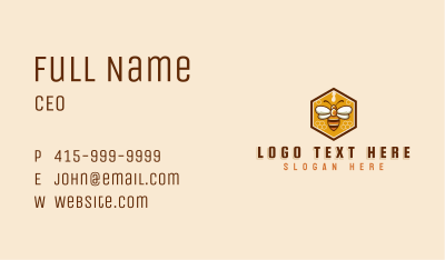 Bee Hive Honey Business Card Image Preview
