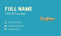Classic Brand Wordmark  Business Card Image Preview