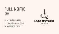 Spoon Fork Clock Business Card Image Preview