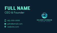 Pressure Washing Disinfection Business Card Design