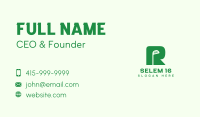 Green Golf Club Letter R Business Card Image Preview