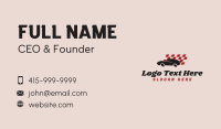 Automotive Race Car Business Card Design