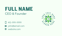 Green Compass Navigator Business Card Image Preview