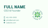Green Compass Navigator Business Card Preview