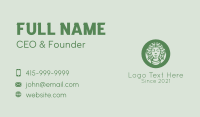 Green Natural Woman   Business Card Image Preview