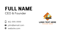 Bulldozer Heavy Equipment Business Card Preview