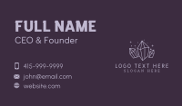 Gemstone Style Jewelry Business Card Preview