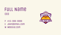 Bowling Alley Sports Shield Business Card Image Preview