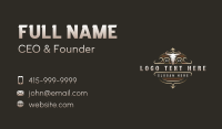 Bull Horn Buffalo Business Card Design