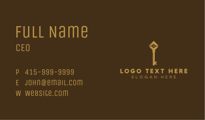 Gold Key House Business Card Image Preview