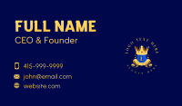 Crown Shield King Business Card Image Preview