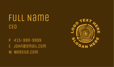 Eco Forest Hardware Business Card