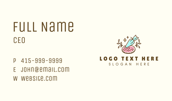Dessert Cookie Baking Business Card Design Image Preview