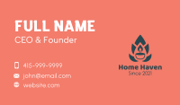 Candle Flame Business Card Image Preview