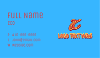 Graffiti Art Letter C Business Card Image Preview