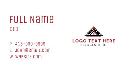 Roofing Home Property Business Card Image Preview