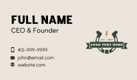 Cowboy Ranch Horseshoe Business Card Image Preview