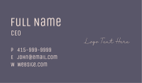 Art Brush Stroke Wordmark Business Card Image Preview