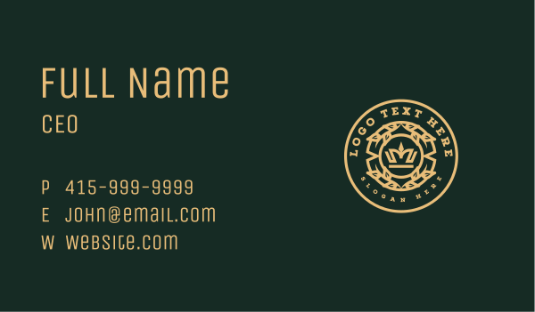 Crown Craft Store Business Card Design Image Preview