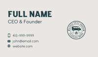 Vintage Camping Badge Wordmark Business Card Image Preview