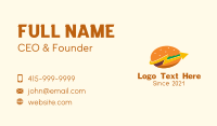 Express Burger Restaurant Business Card Image Preview