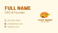 Express Burger Restaurant Business Card Image Preview