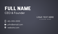 Simple Startup Company Business Card Preview