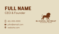 Lion Animal Company Business Card Image Preview