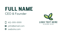 Leaf Botanical Garden  Business Card Image Preview
