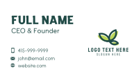 Leaf Botanical Garden  Business Card Preview