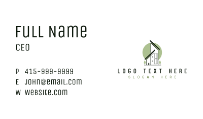 Contractor Realty Architecture Business Card Image Preview
