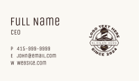 Barber Moustache Haircut Business Card Image Preview