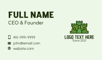 Medieval Castle Structure Business Card Image Preview