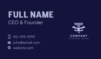 Modern Tech Letter T Business Card Image Preview