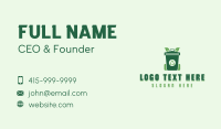 Eco Garbage Sanitation Business Card Preview